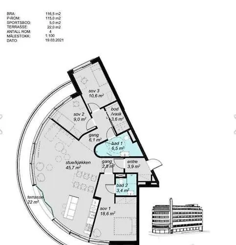 Brand New And Luxurious Penthouse In Centre! Apartment